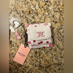 Juicy Couture White and Pink Wallet